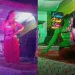 विघ्नहर्ता के सामने..फूहड़ता भरा डांस करती बालाएं..