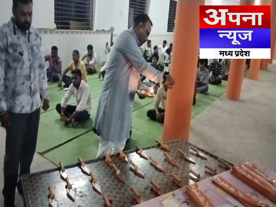 मंडलेश्वर:  बजरंग दल त्रिशूल दीक्षा कार्यकर्ता सम्मेलन संपन्न