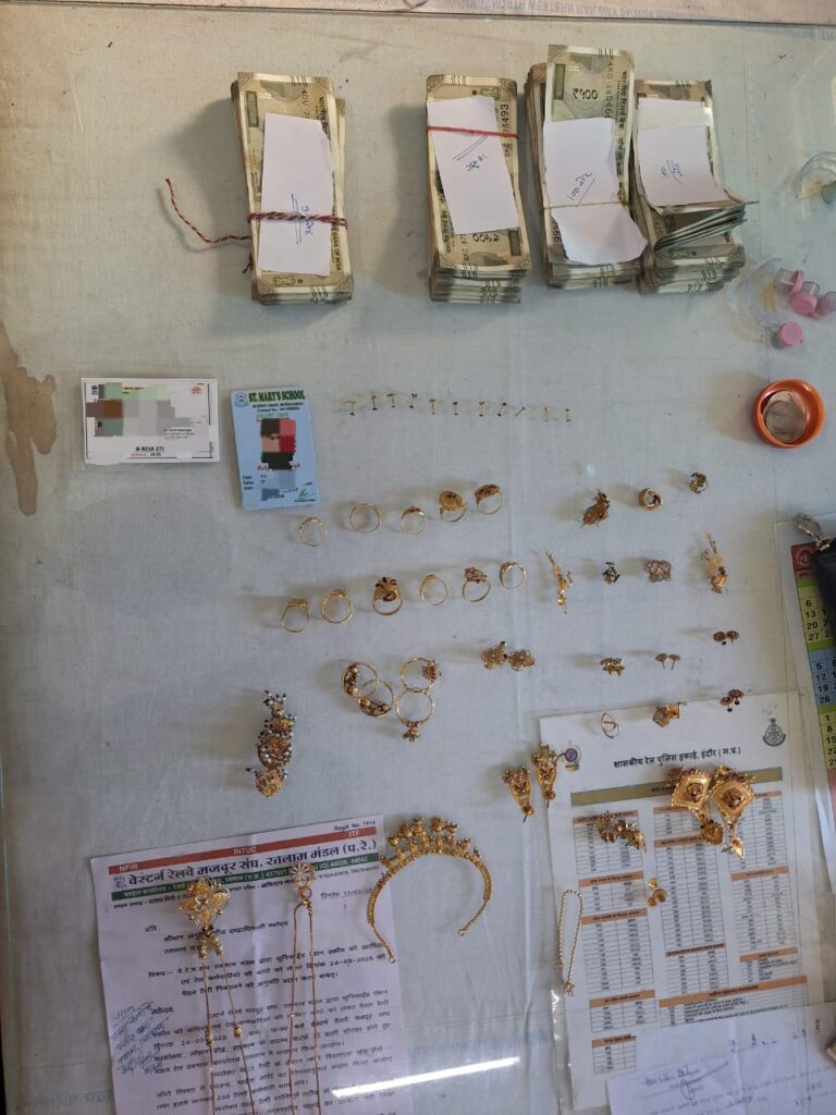 रतलाम: ट्रेन में मिला लावारिस बैग, युवकों की ईमानदारी से पुलिस के हवाले