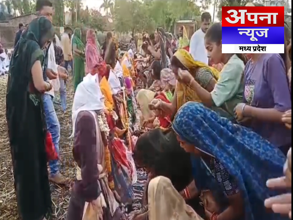 मांधाता : गणगौर पर्व, नम आखो से दी माता को विदाई