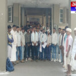 गर्भवती महिला की मृत्यु पर जांच करने को लेकर कलेक्टर को दिया ज्ञापन