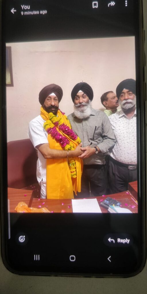 इकबाल सिंह गांधी बने गुरुद्वारा श्री गुरु सिंह सभा दूध तलाई के अध्यक्ष….किया पदभार ग्रहण