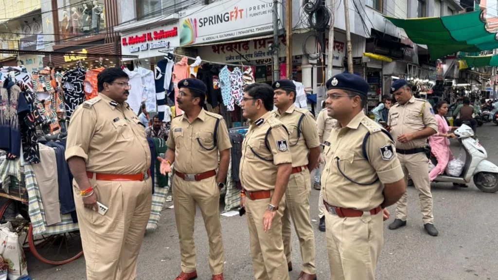 उज्जैन में महाकाल सवारी की तैयारी …महाकाल सवारी में भगदड़ ना मचे इसके लिए प्रेशर पाइंटों पर पुलिस का फोकस